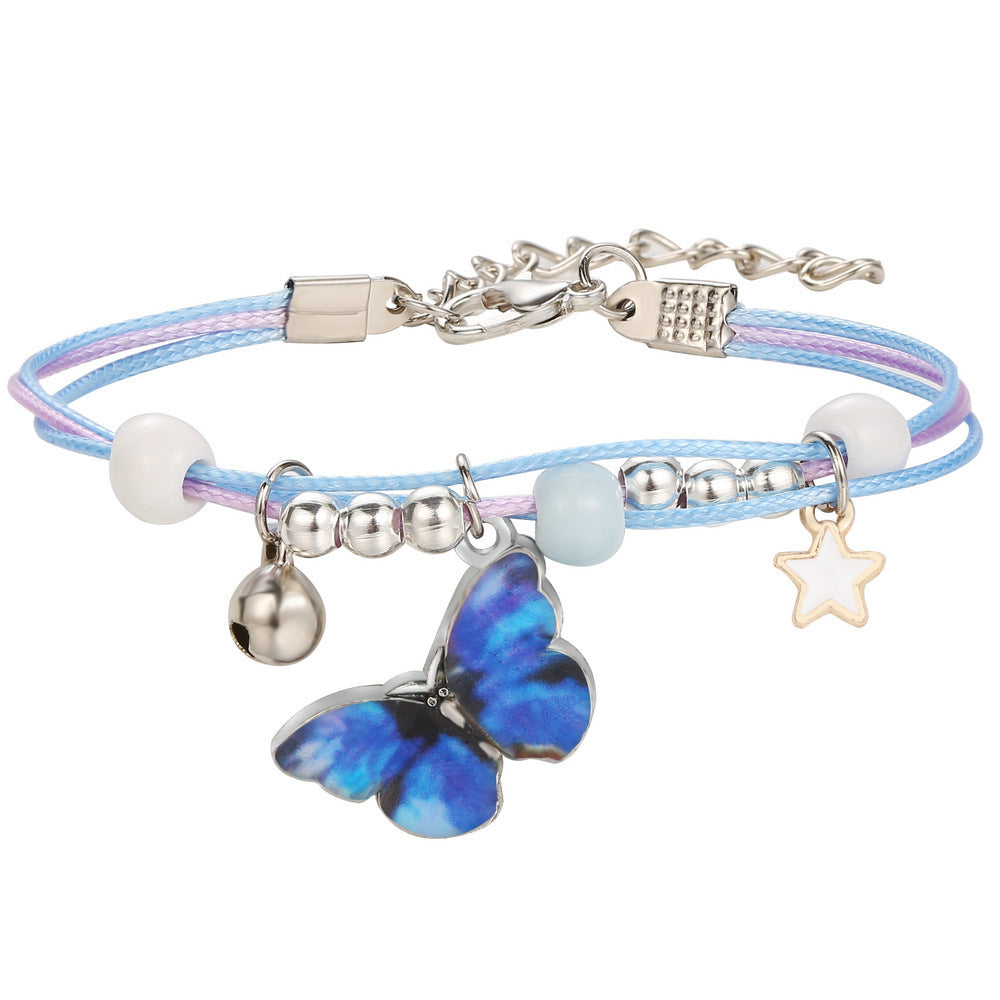 Oil Dripping Butterfly Female Sweet Fairy Bracelets