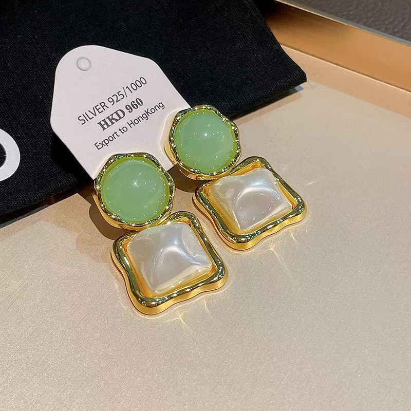 Geometric Ear Fashion Trendy Unique Light Luxury Earrings
