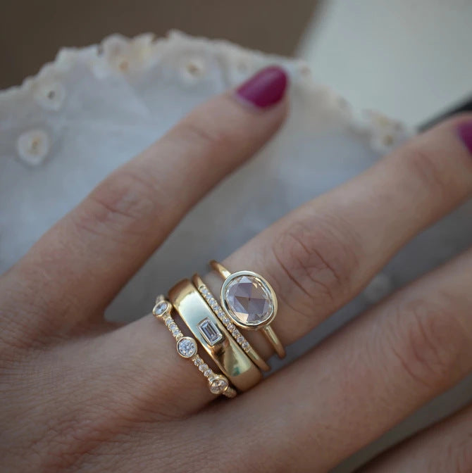 Elegant Versatile Women's Luxury Fashion Engagement Ring