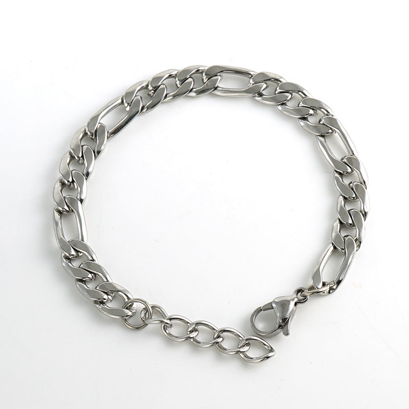 Women's & Men's & Titanium Steel Jewelry Chain Fashion Bracelets