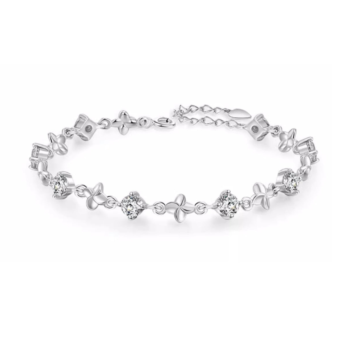 Lucky Four-leaf Clover Female Fashion Mori Style Girlfriends Flower Jewelry Accessories
