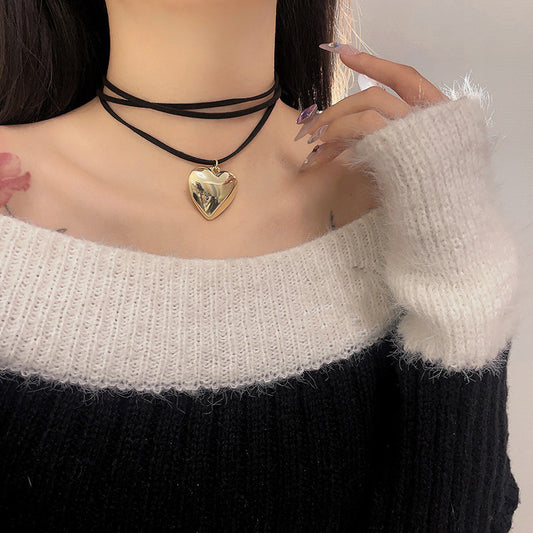 Sweet Cool Love Neckband Clavicle Chain Necklaces