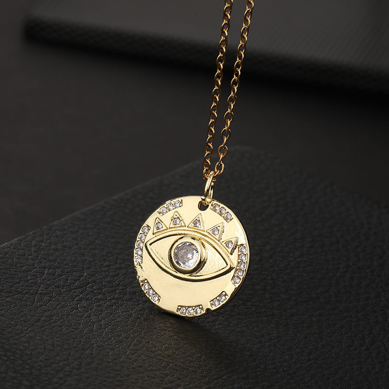 Fashion Devil's Eye Pendant Neck Accessories Necklaces