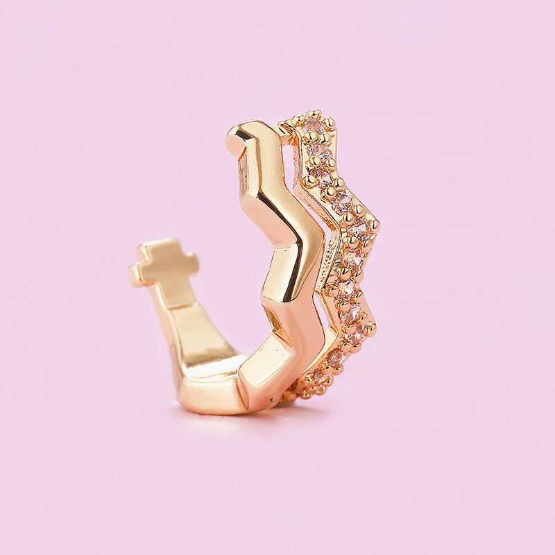 No Pierced Female Elegant Personality Diamond Simple Ear Clip