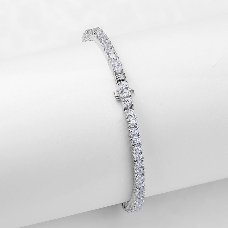 Bracelets personnalisés en diamants Sterling Sier à la mode