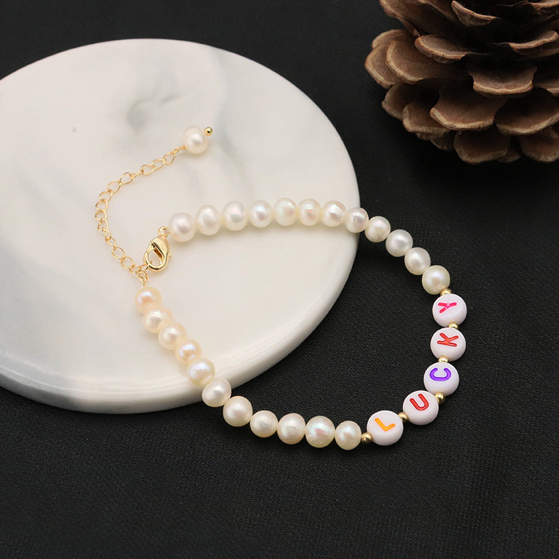 Pearl Natural Design Light Luxury Minority High-grade Bracelets