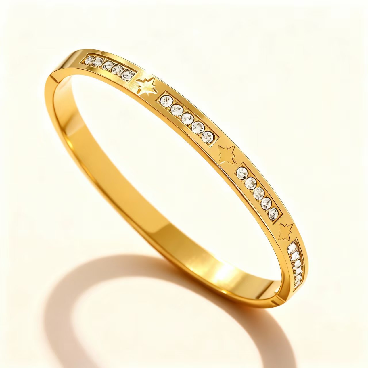Titanium Steel Female Diamond High-grade Stainless Bracelet