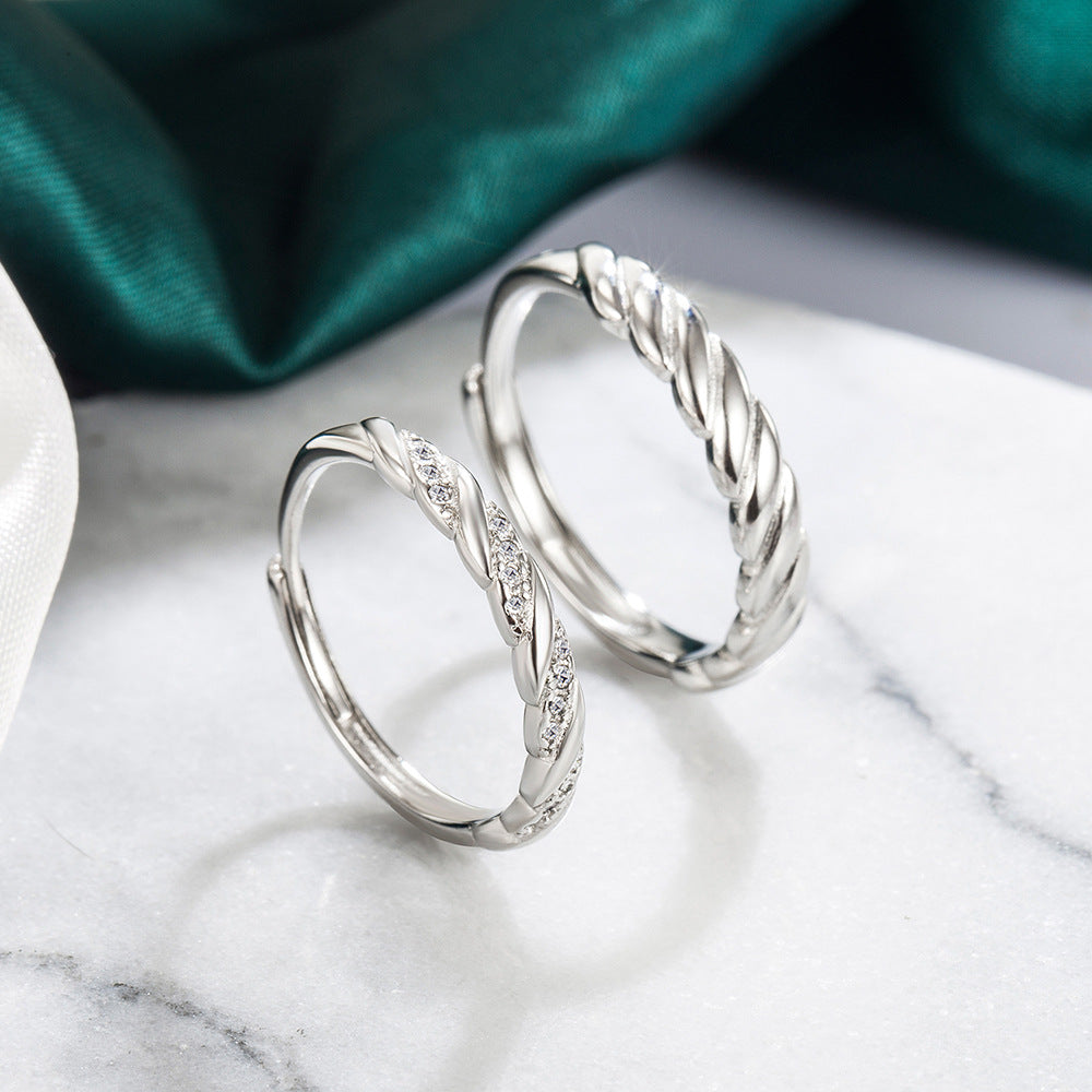 Women's & Men's & Pair Of Style Mobius Strip Simple Fashion Rings