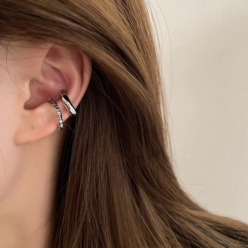 French Style Cool Bone Unique Niche Design Ear Clip