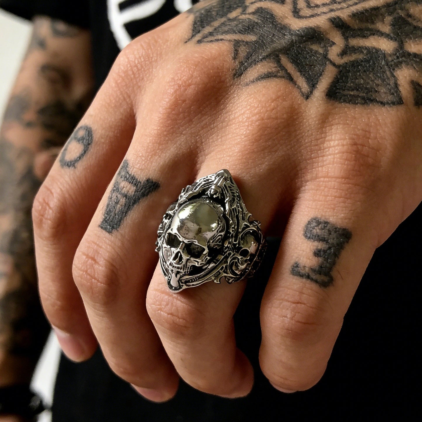 Men's & Women's Fashion Skull Dragon Retro Punk Single Rings