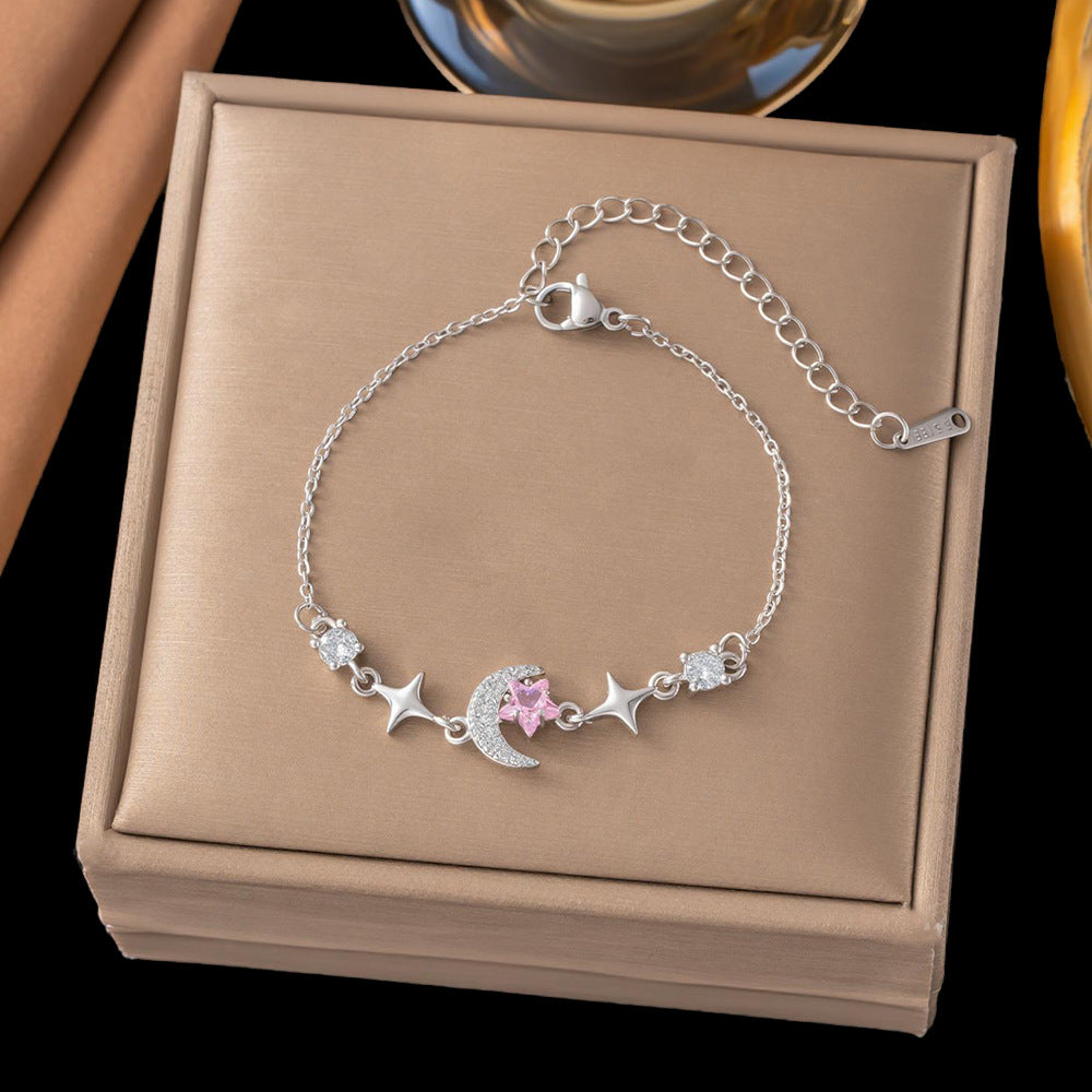 Bow Female Design Zircon High Sense Fashionable Bracelets