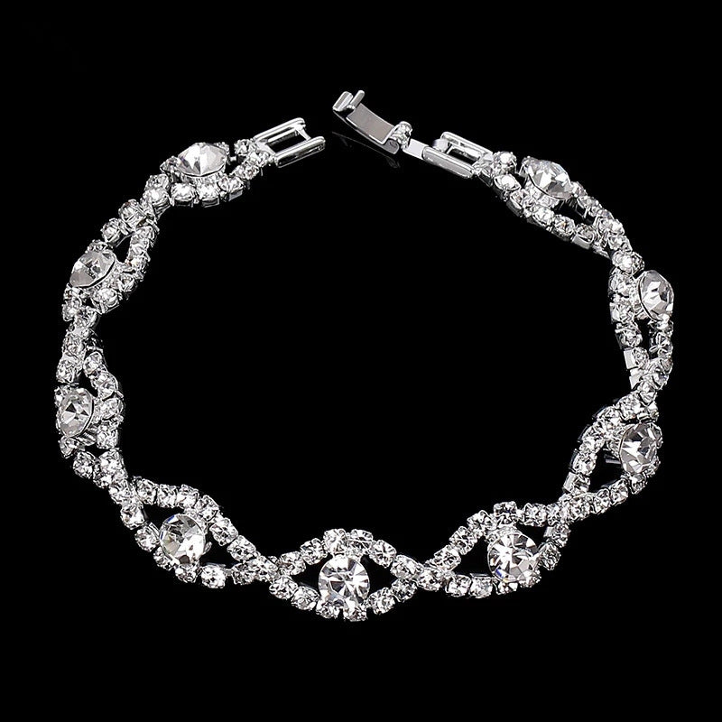 Koreanische Mode-Strass-einfache quadratische Ornament-Armbänder