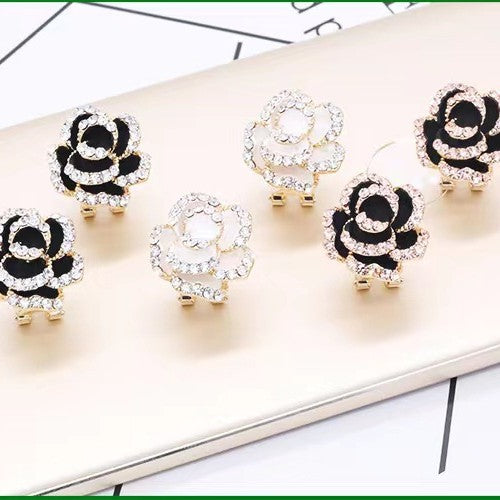 Korean Style Clips Piercing Female Fresh Sweet Cute Earrings