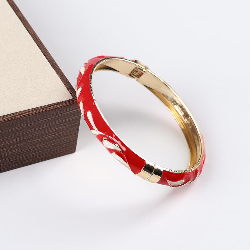 Court Cloisonne Enamel Boutique Light Luxury High-grade Design Bracelet