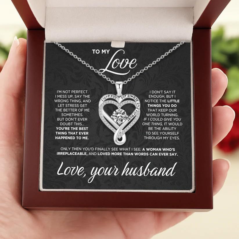 Eternal Double Layers Loving Heart Female Superior Necklace