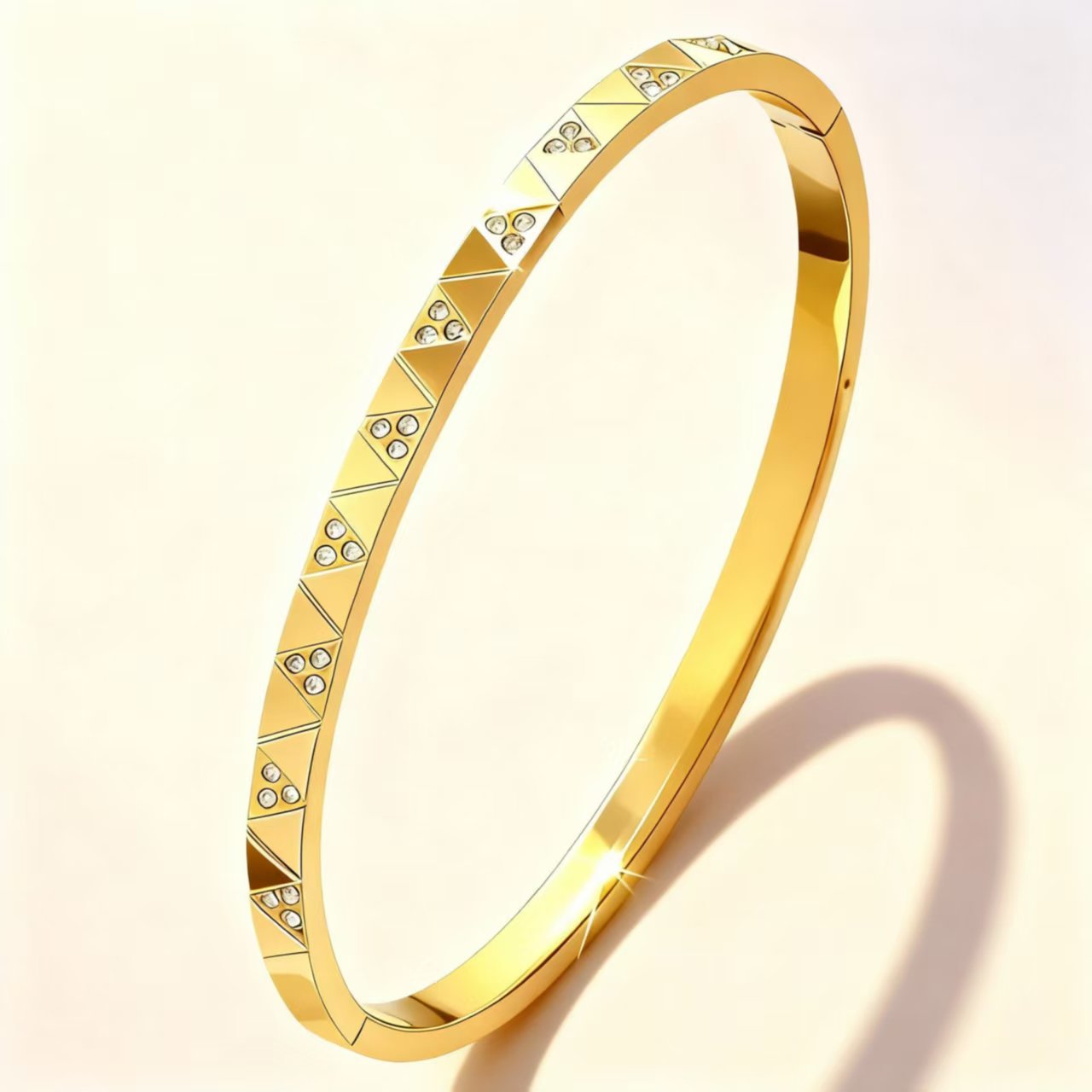 Titanium Steel Female Diamond High-grade Stainless Bracelet