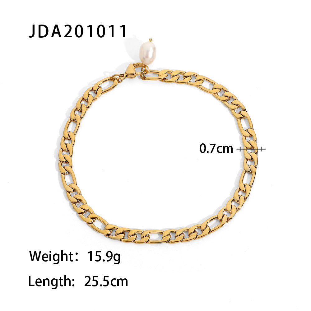 Women's Style Retro Gold Cross Fine Anklet Bracelets