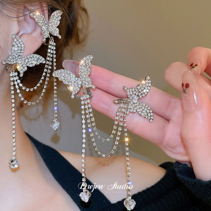 Round Bone Retro Unique Design Dignified Clips Light Luxury Ear Clip