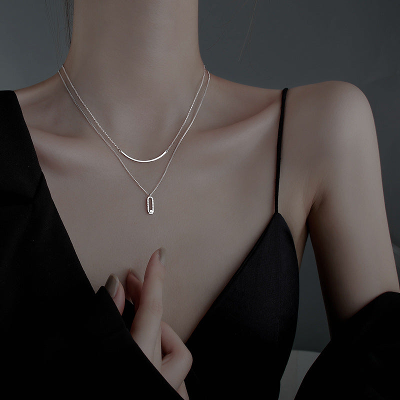 Women's Cold Style Clavicle Chain Light Luxury Necklaces