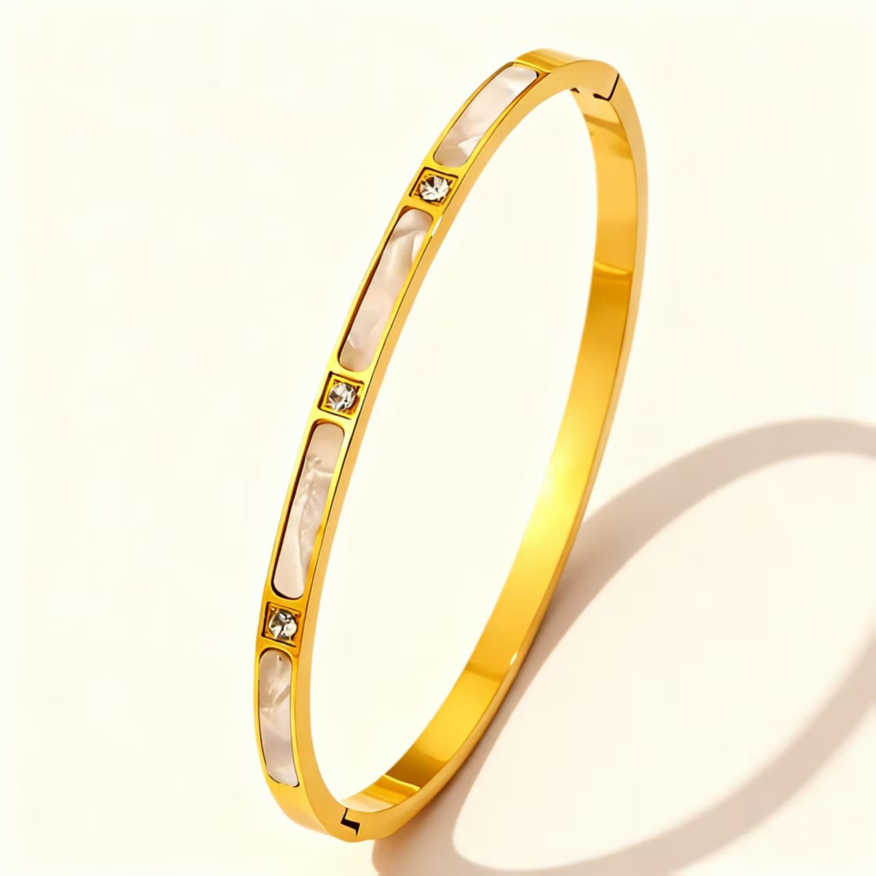 Titanium Steel Female Diamond High-grade Stainless Bracelet