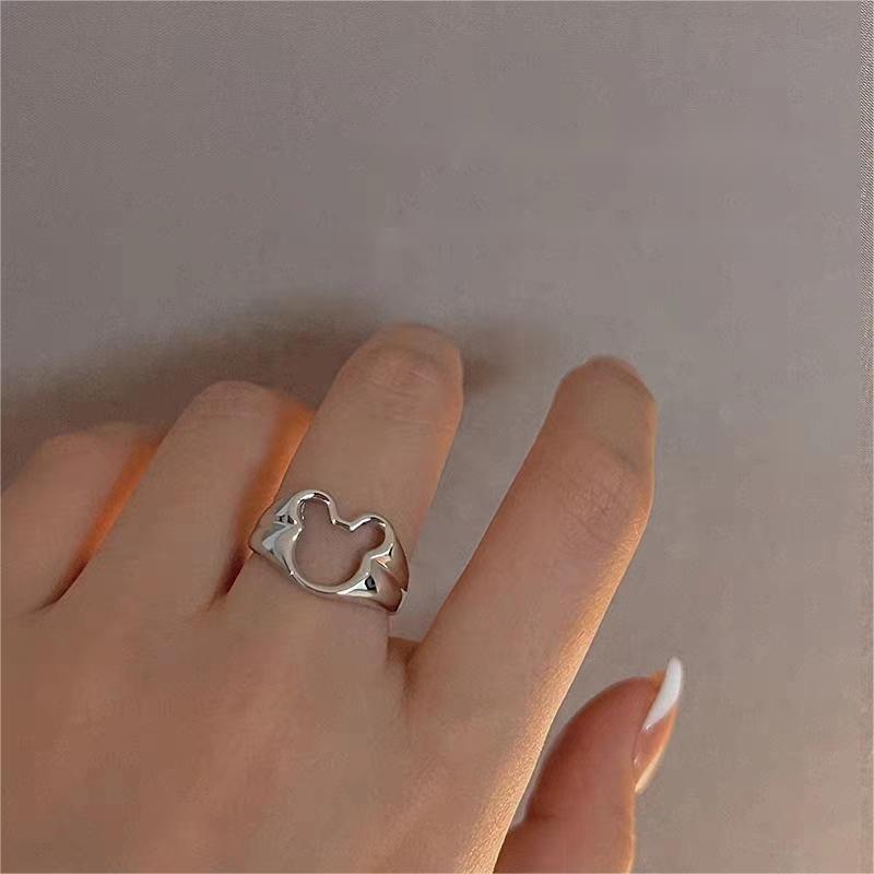 Retro Kagi Cat Design Sense Niche Rings