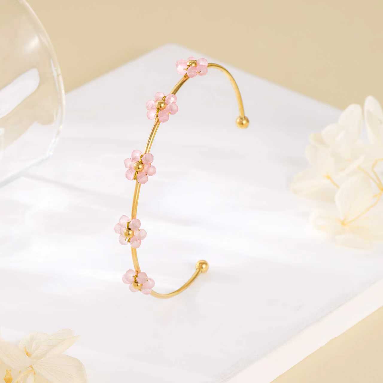 Cute Flowers Light Luxury High-grade Sense Bracelets