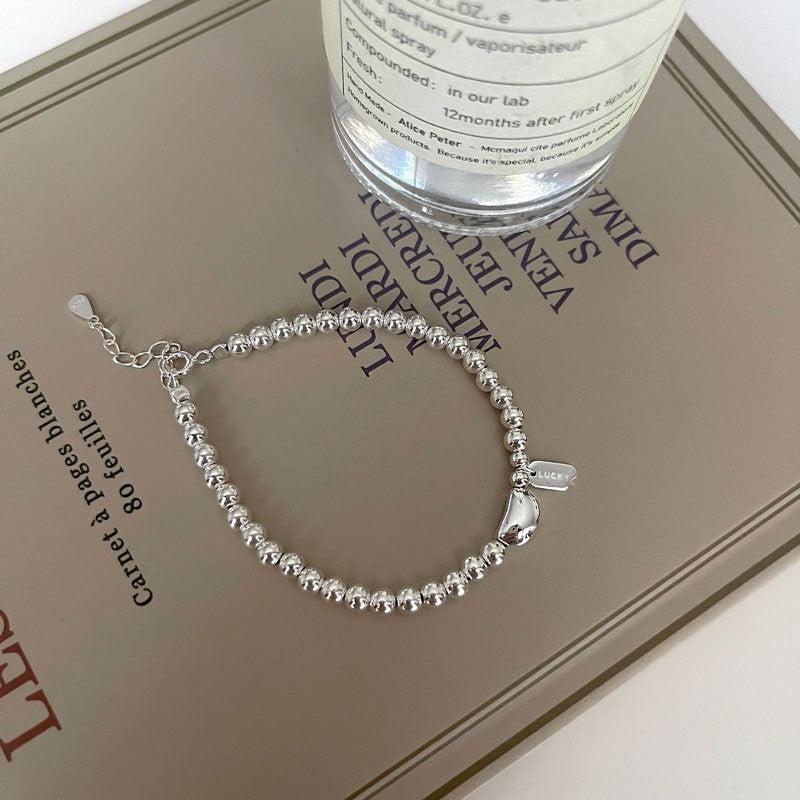 Pieces Of Sier Baroque Pearl High-grade Beaded Beads Elastic Bracelets
