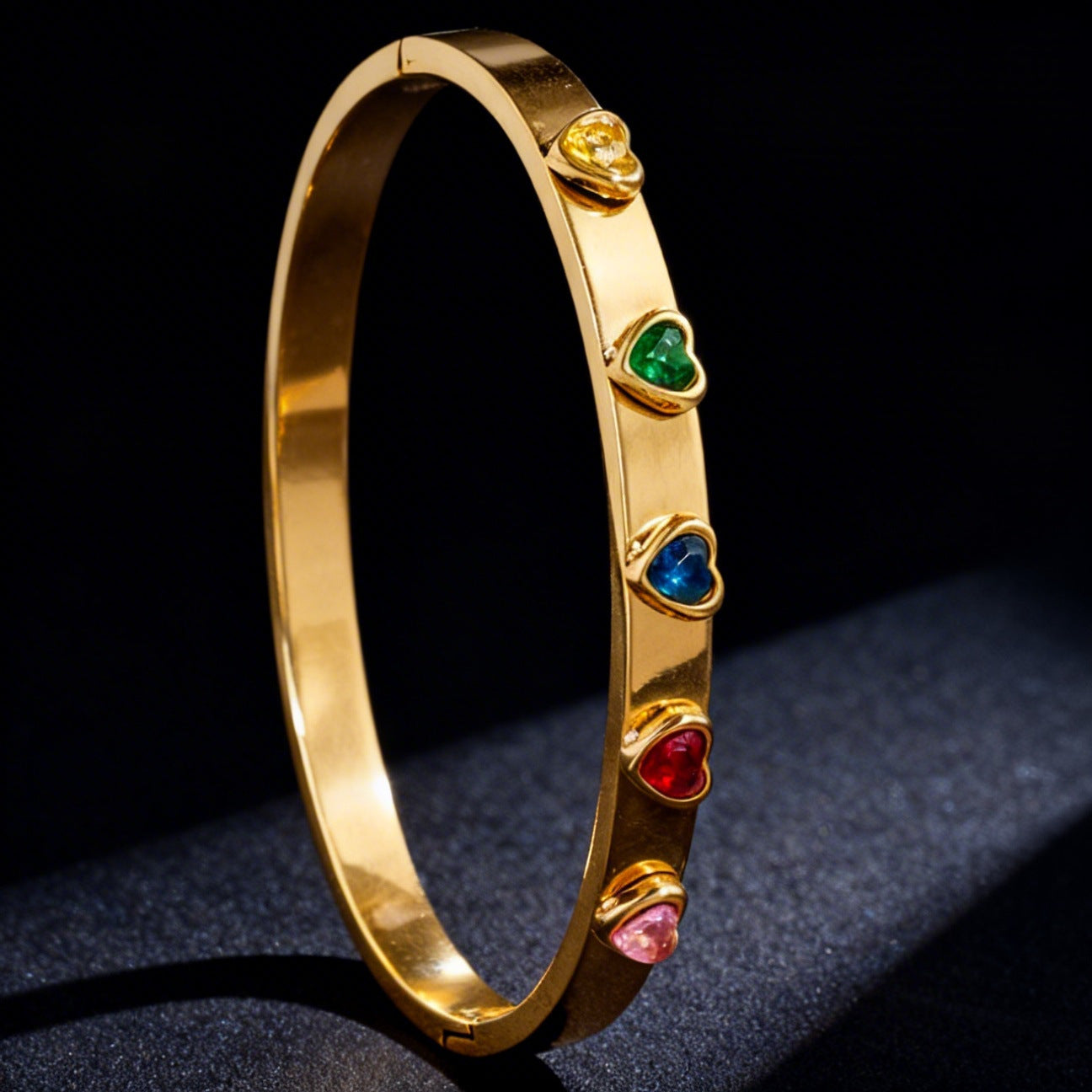 Titanium Steel Female Diamond High-grade Stainless Bracelet