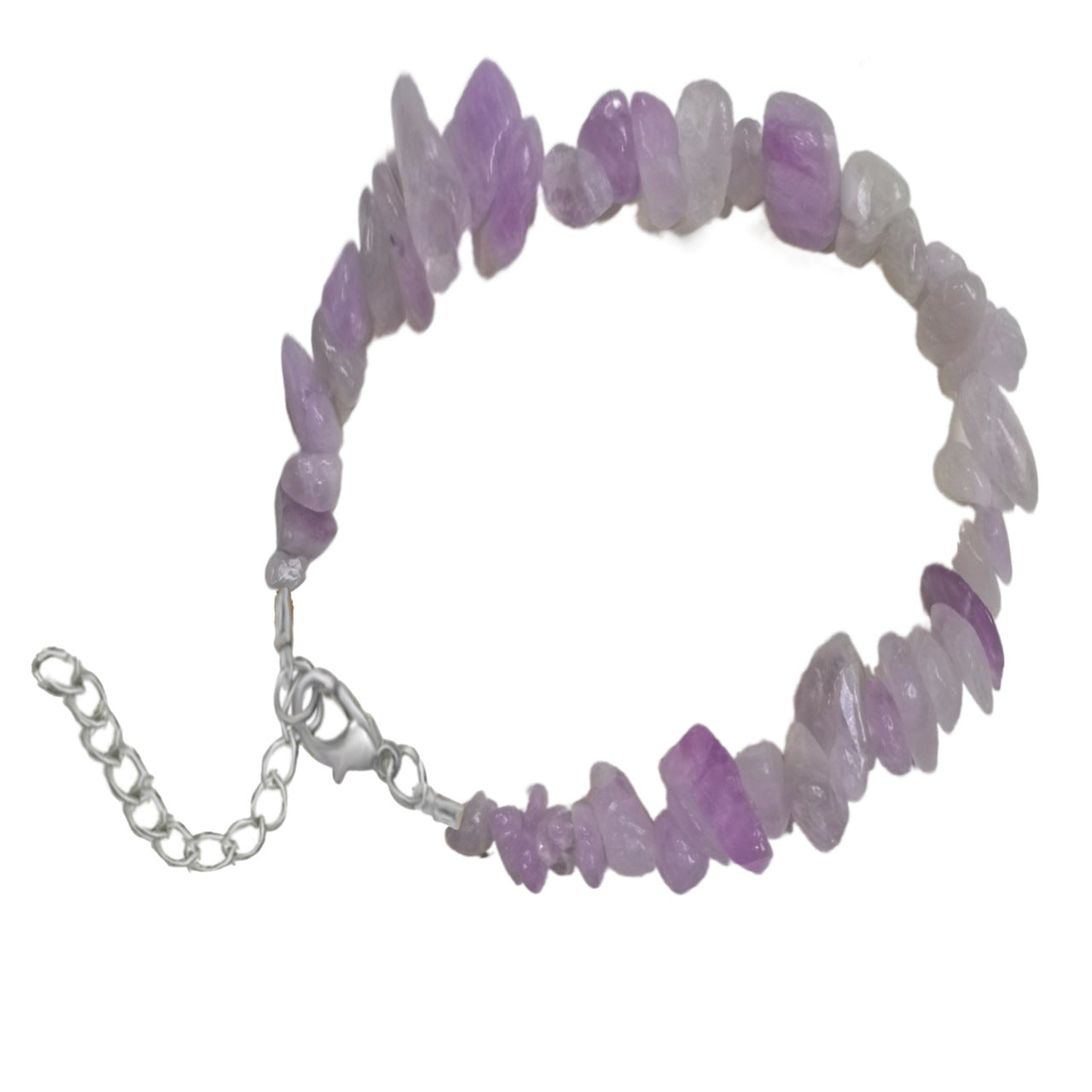 Natural Crystal Agate Gravel Stone Irregular Bracelets