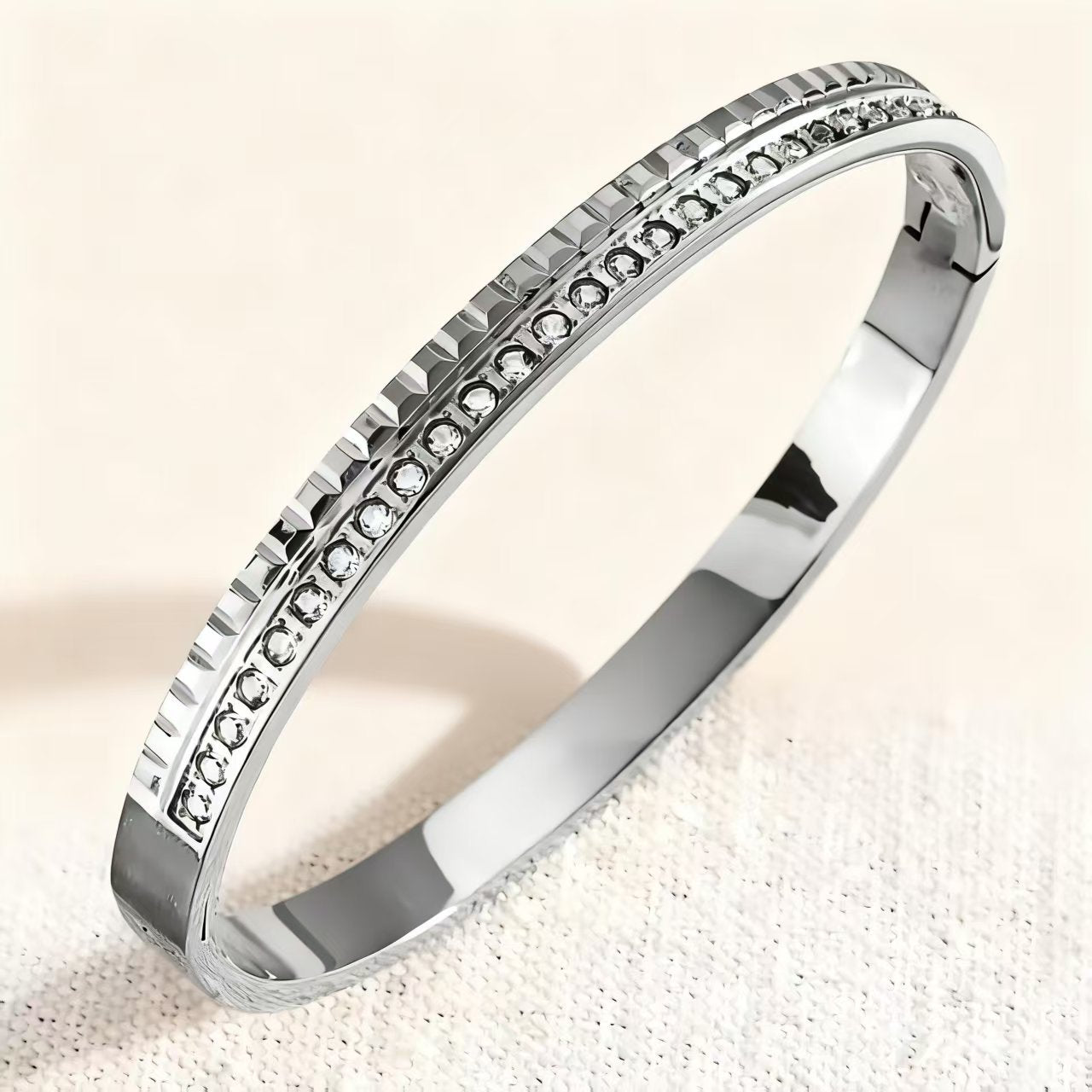 Titanium Steel Female Diamond High-grade Stainless Bracelet