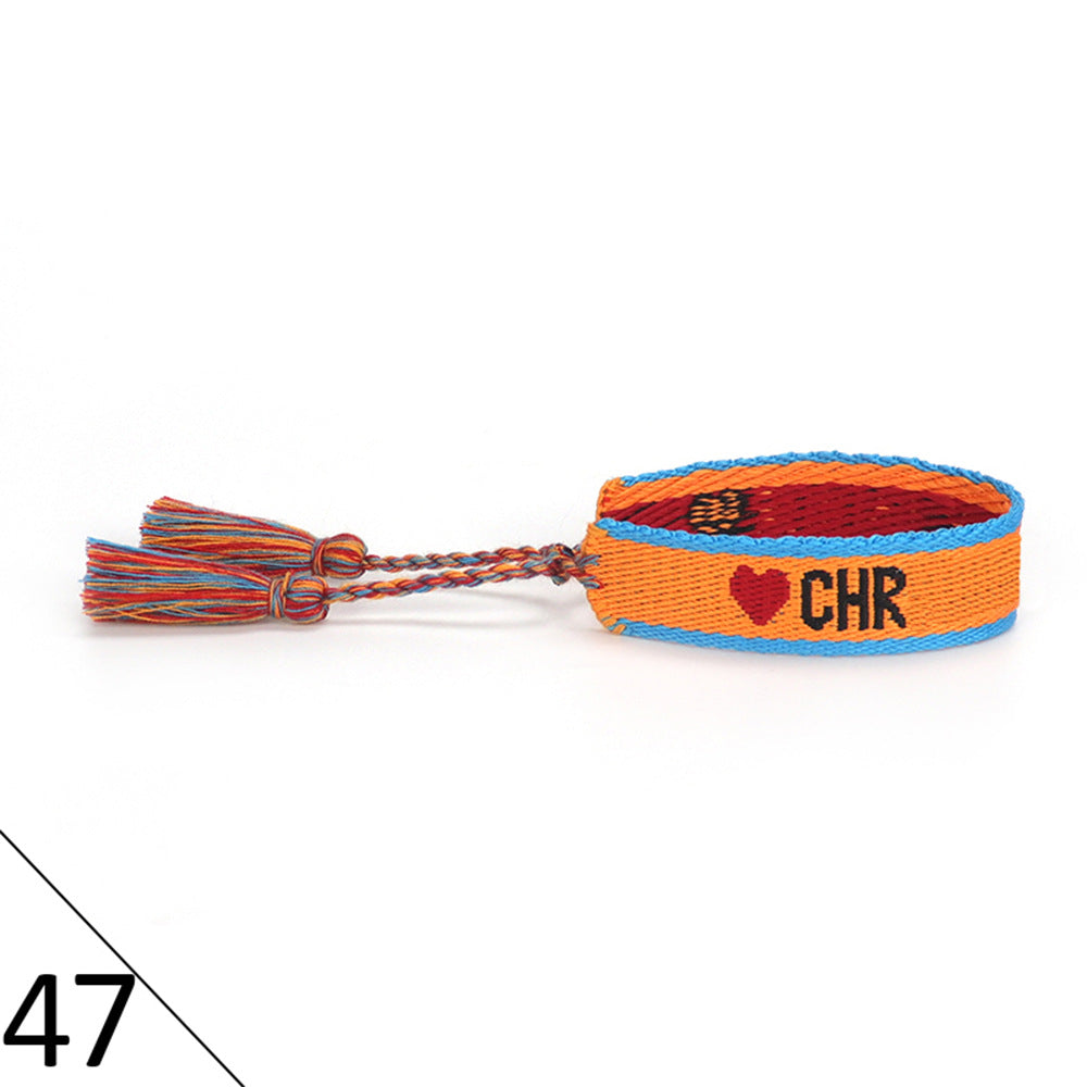 Hand Weaving Fashion Simple Wrist Strap Bracelets