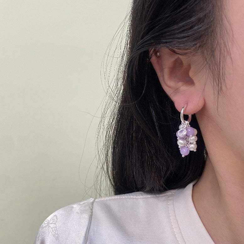 Women's Tigereye Brushed Vintage For Amethyst Niche Personality Premium Pink Rings