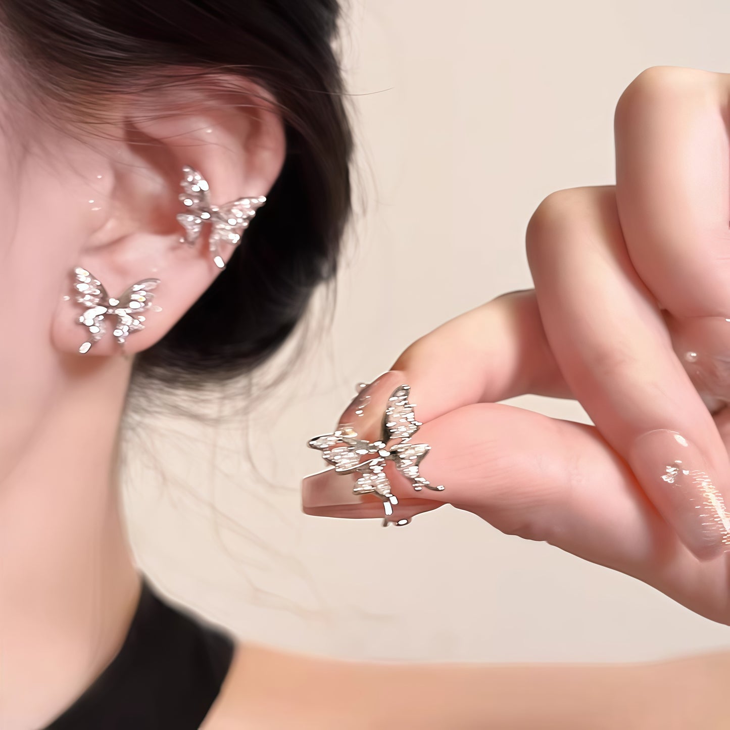 Women's Zircon Cube Sugar Exquisite Niche Design Stud Earrings