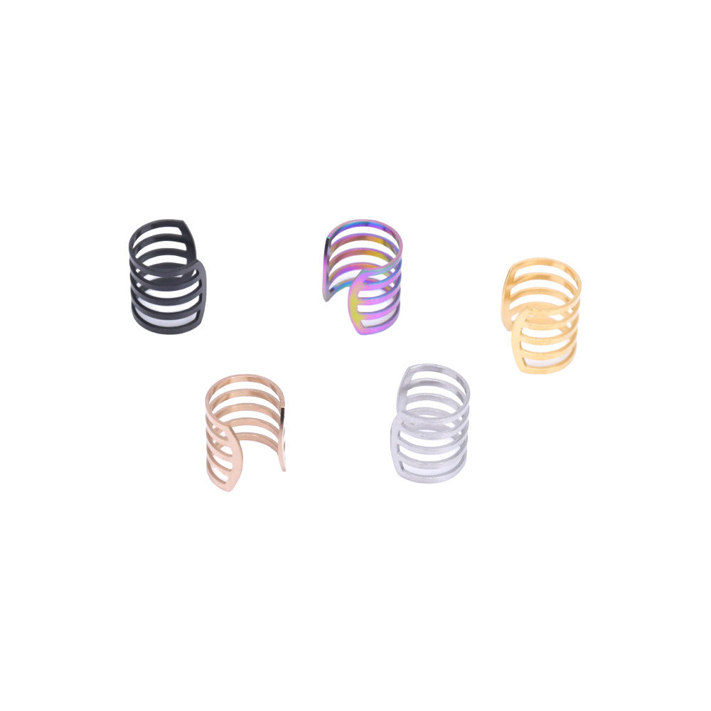 Steel Circle Clips Wind Simple Personalized Bone Ear Clip