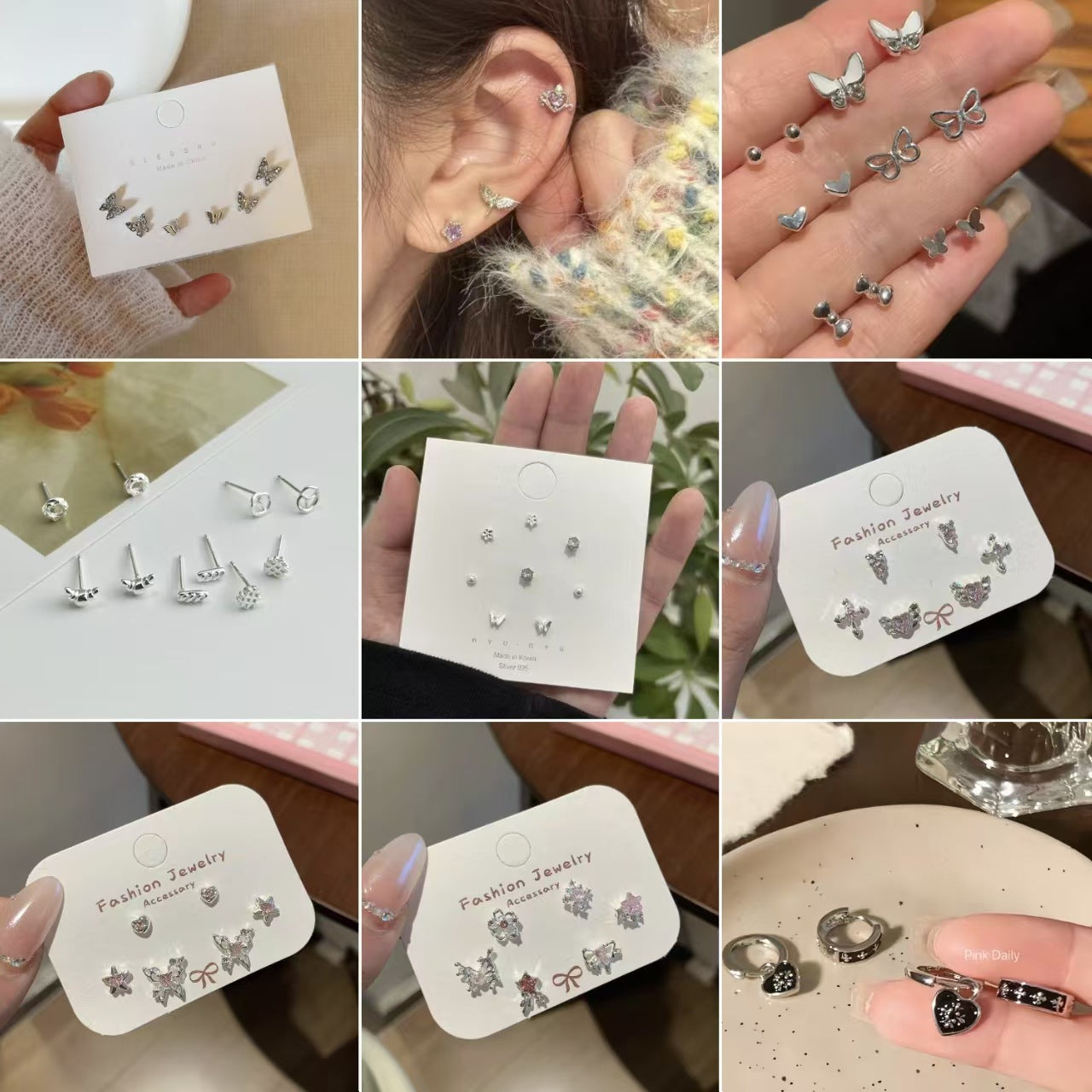 Small Cute Sweet Ear Personalized Niche Design High-grade Sense Fashionable Earrings