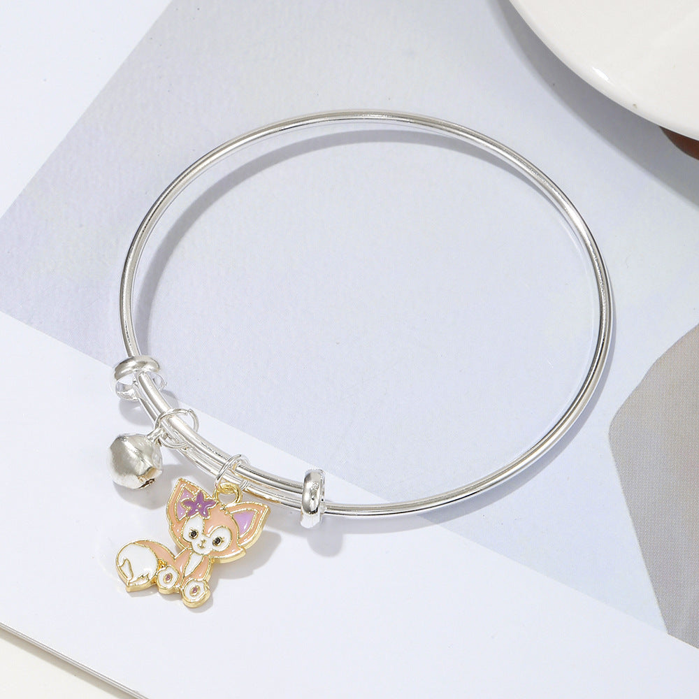Cute Cartoon Jade Big Dog Melody Clow Hello Kitty Bracelet