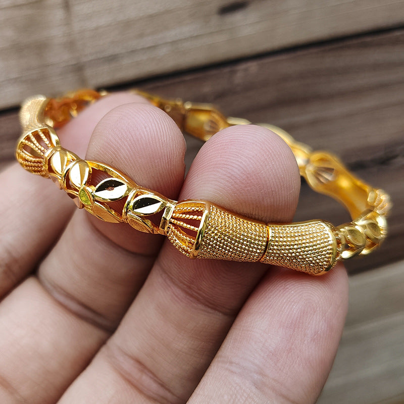 Flower Arab African Ethiopian Moon Embroidery Bracelets