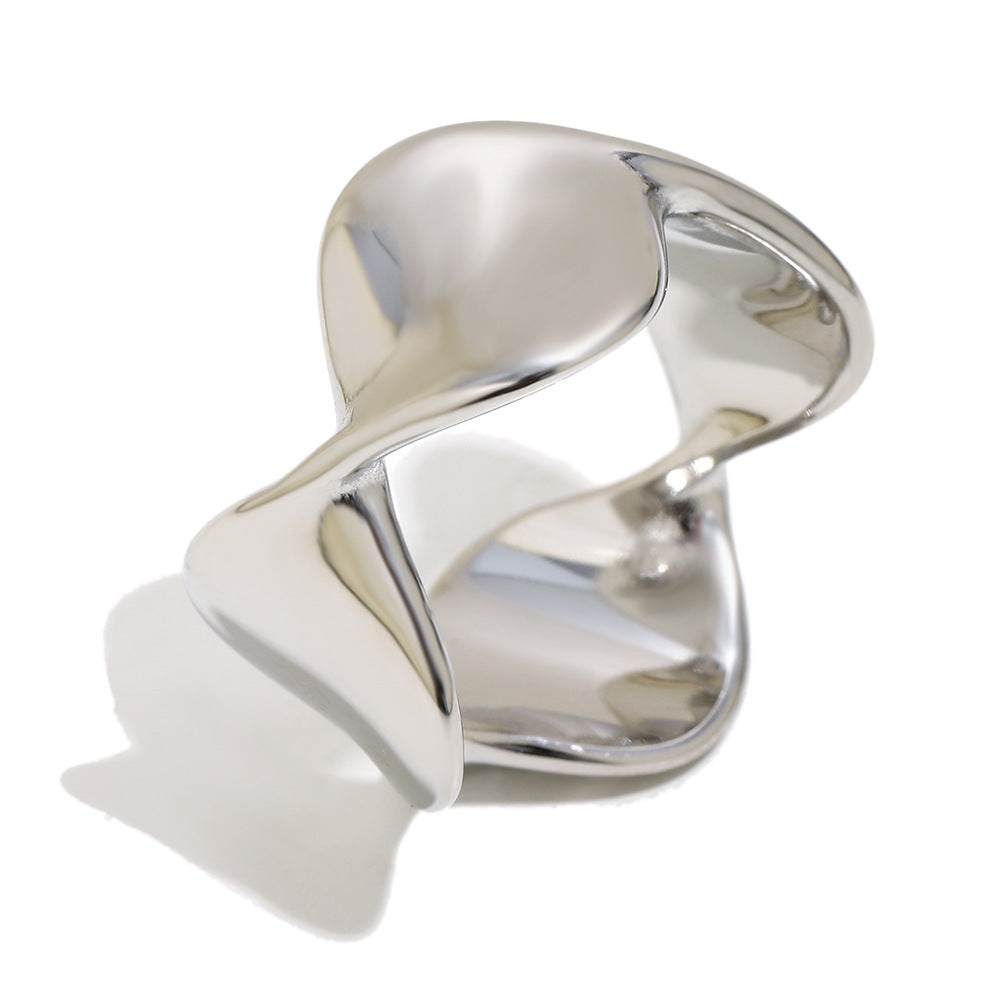 Fashion Simple Stainless Steel Plated Casting Bracelets
