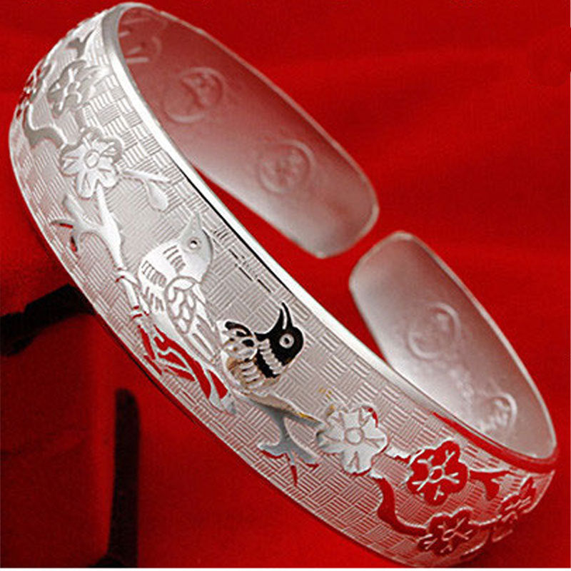 Women's Ladies Magpie Plum Blossom Thousand Female Wristband Simple Mixed Bracelets