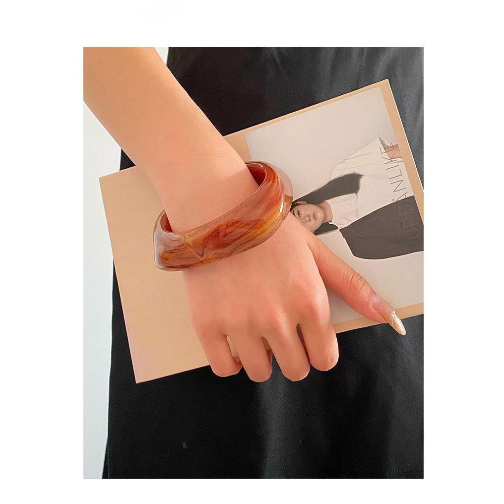 Irregular Resin Mori Style Simple Commute Light Bracelets