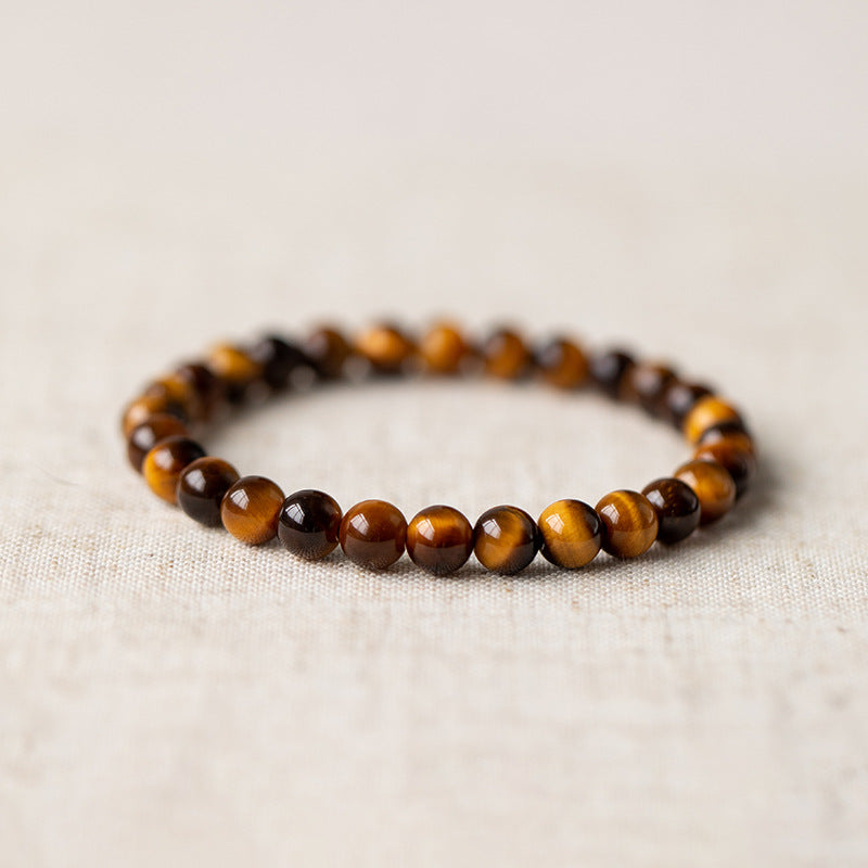 Three-sided Gold Yellow Tiger Eyes Waterfall Rich For Bracelet
