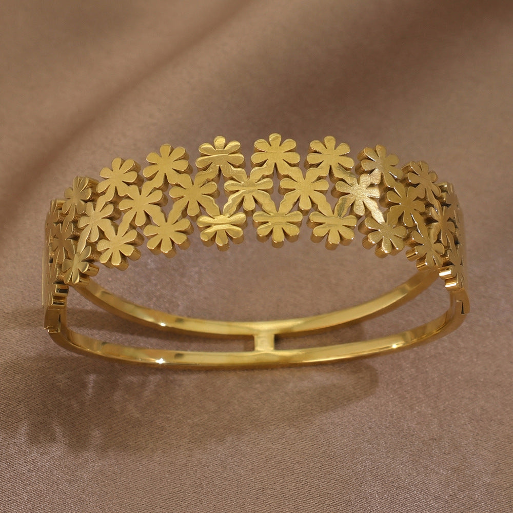 Steel Female Niche Design Light Luxury Stainless High Sense Elegant Bracelet