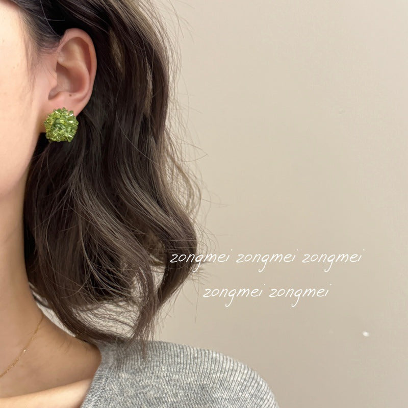 Fresh Beaded Niche High Sense Holiday Unique Without Pierced Ears Rings