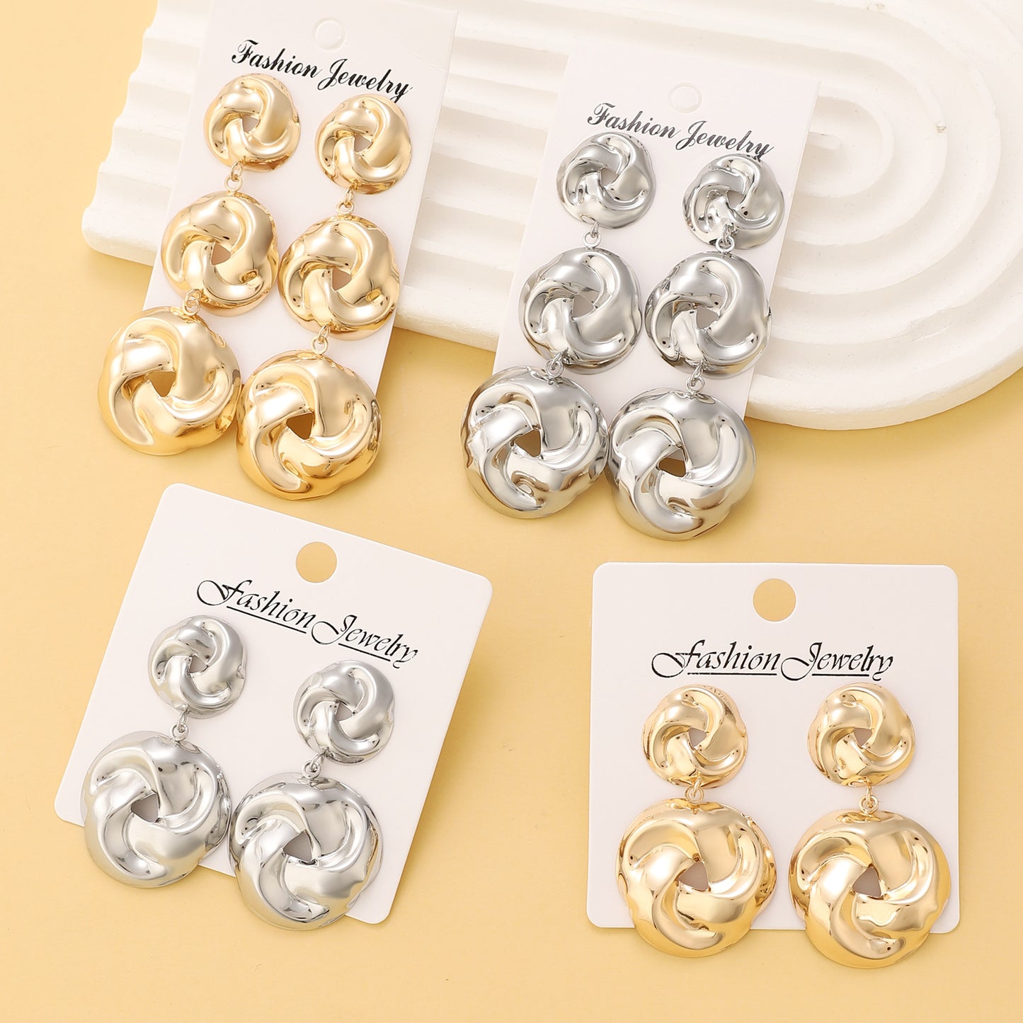 Fashion Minimalist Creative Twist Personality Knotted Ear Rings