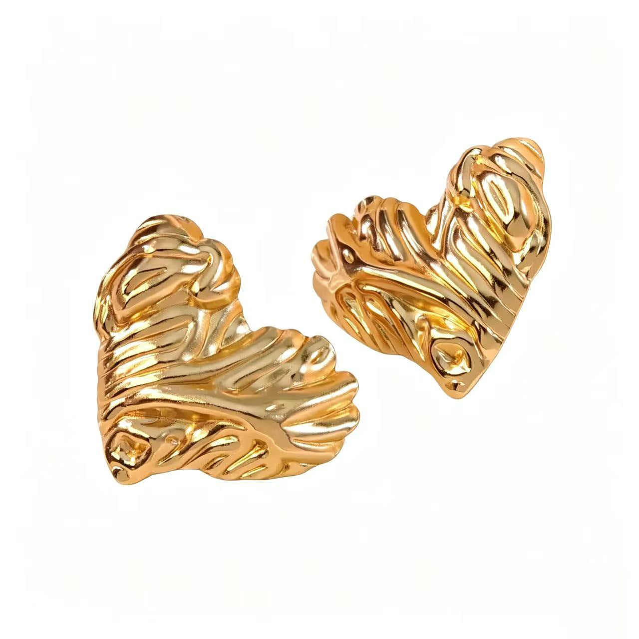Women's Stainless Steel Light Luxury High-grade Titanium Gold-plated Stud Earrings