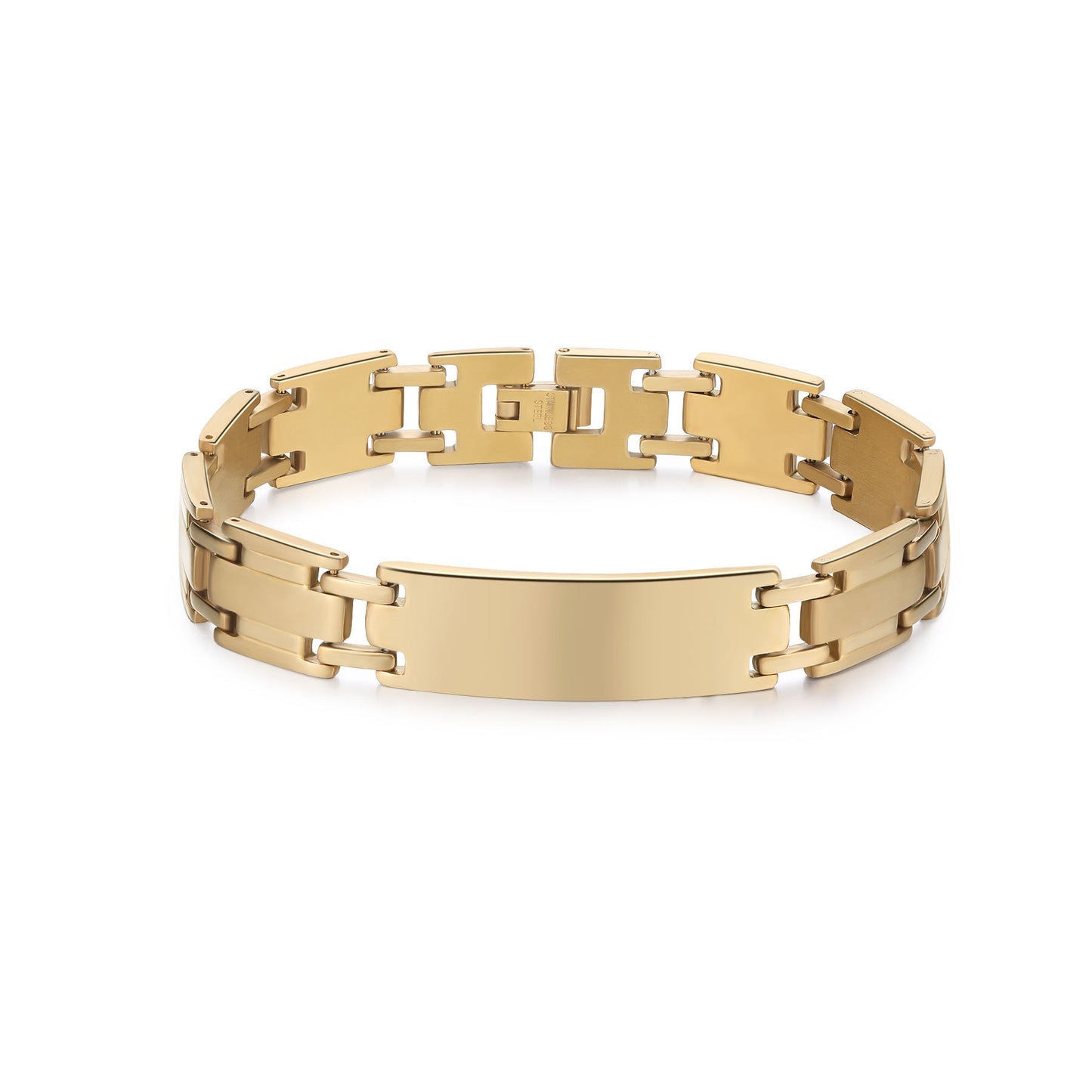 Strap Titanium Steel Personality Lettering Fashion Stainless Couple Watch Bracelet