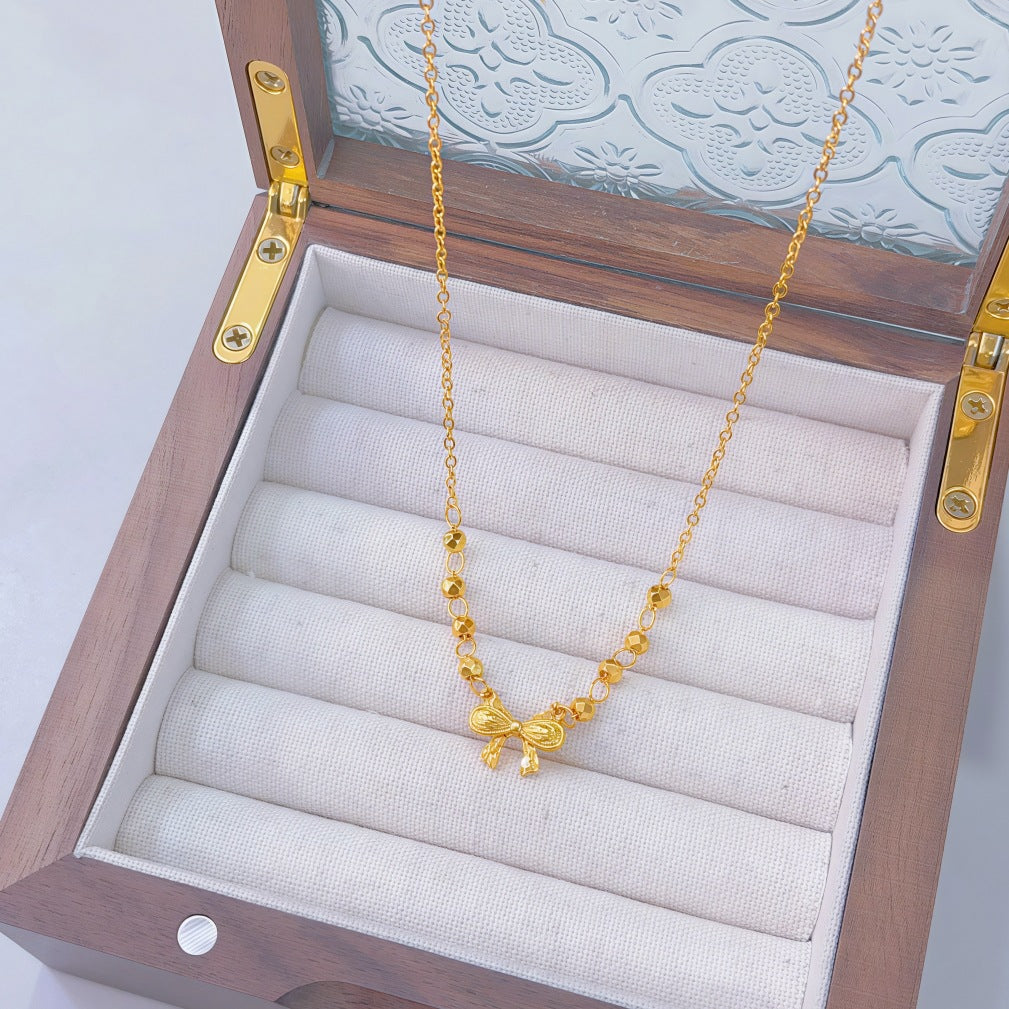 Ginkgo Leaf Variety Retro Affordable Luxury Fashion Design Necklace