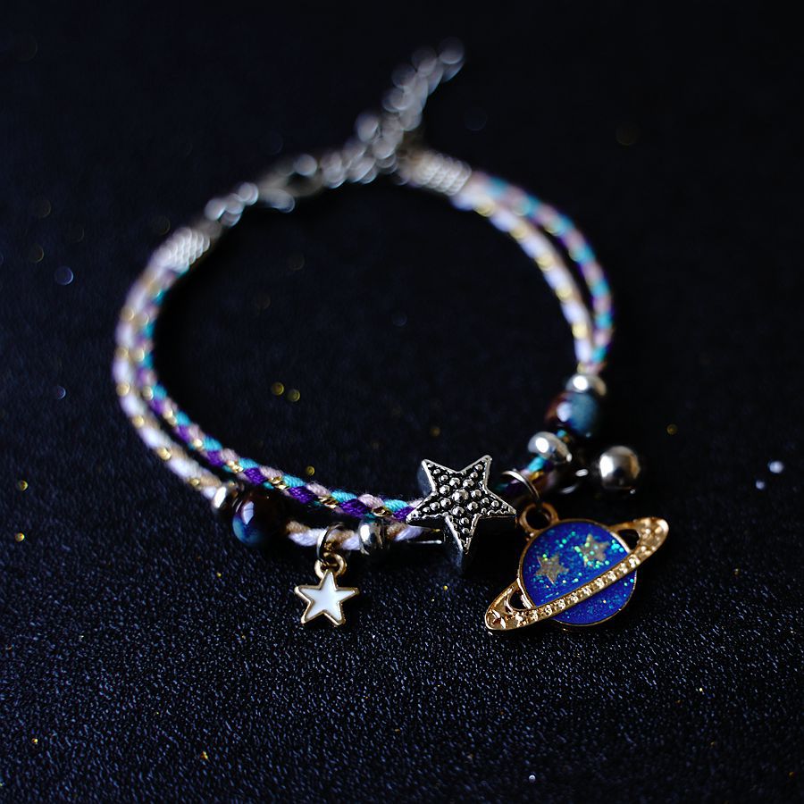 Dream Planet Femme Étoile Lune Paire Bracelets