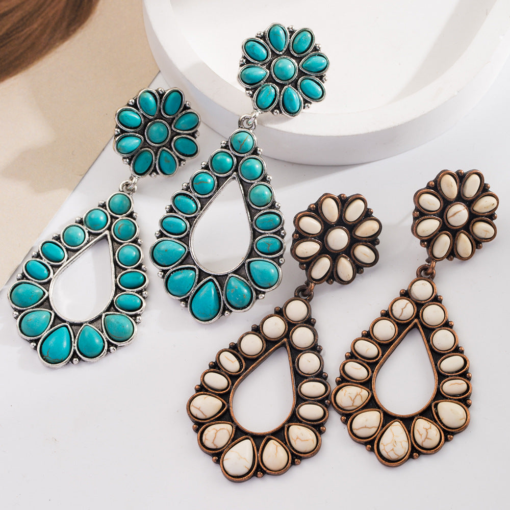 Bohemian Vacation Style Turquoise Fashion Creative Earrings