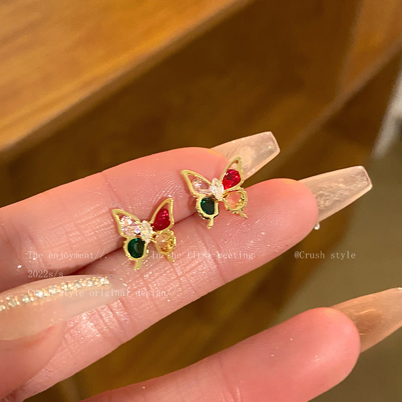 Women's Zircon For Summer Fashion Fairy Temperamental Exquisite Earrings